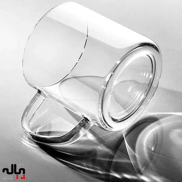فنجان پیرکس ساده و مینیمال