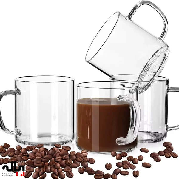فنجان پیرکس ساده و مینیمال