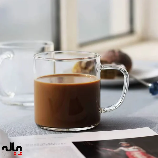 فنجان پیرکس ساده و مینیمال