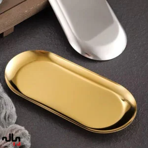 دیس کوچک استیل طلایی
