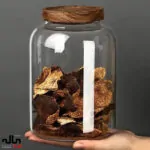 بانکه شیشه ای در پیچی یک عددی در 3 سایز