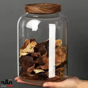 بانکه شیشه ای در پیچی یک عددی در 3 سایز