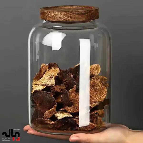 بانکه شیشه ای در پیچی یک عددی در 3 سایز