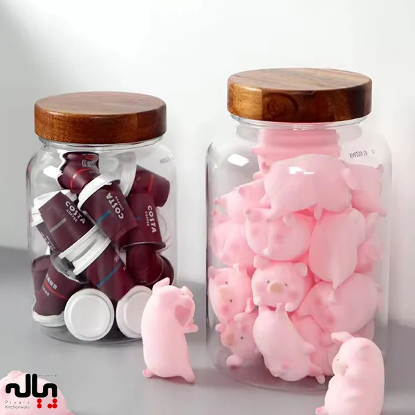 بانکه شیشه ای در پیچی یک عددی در 3 سایز - Image 12