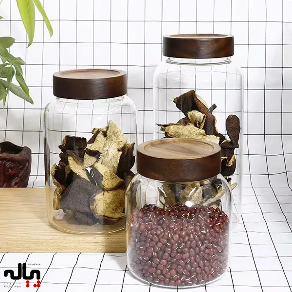 بانکه شیشه ای در پیچی یک عددی در 3 سایز - Image 16
