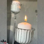 شمعدان پیرکس پایه بلند سه عددی - تصویر 3
