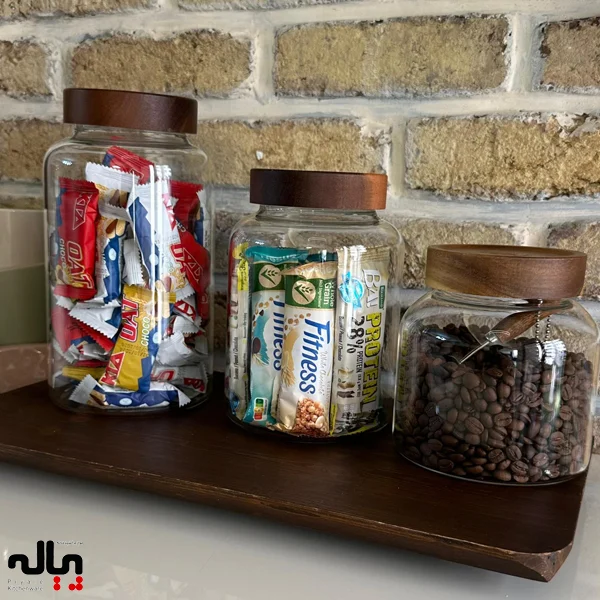 بانکه شیشه ای در پیچی یک عددی در 3 سایز - Image 7
