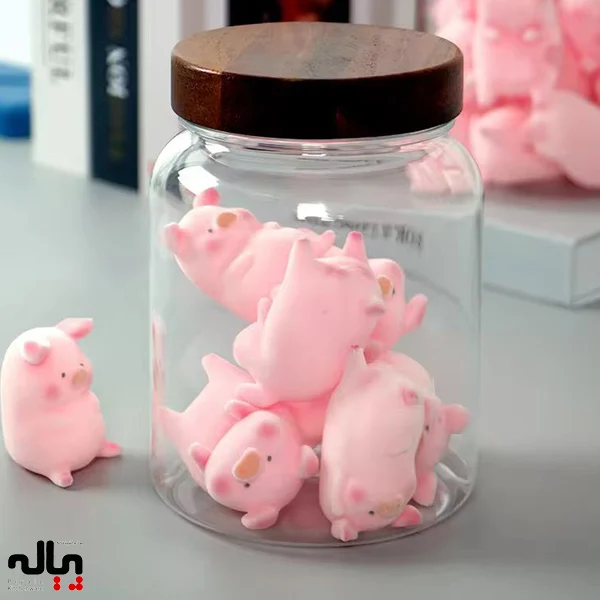 بانکه شیشه ای در پیچی یک عددی در 3 سایز - Image 10