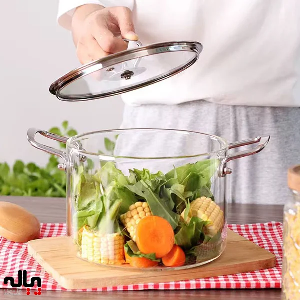 قابلمه پيركس آنتي شوك سايز ٢/٥ دسته استيل