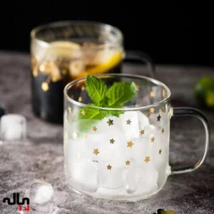 لیوان پیرکس شفاف تک عددی