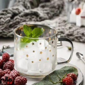 لیوان پیرکس شفاف تک عددی