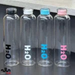 بطری آب شیشه‌ای مدل H2O
