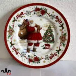 بشقاب سراميكي طرح بابانوئل