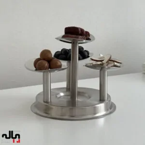 استند مزه استیل ۴ خانه
