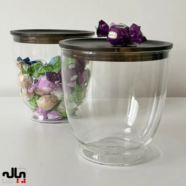 شکلات خوری پیرکس با درب چوبی - Image 2
