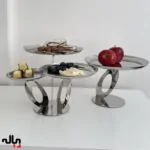 استند پذیرایی سه طبقه لوکس | ظرف پذیرایی لاکچری با ضمانت ۲۰ ساله