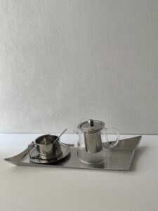 فنجان و نعلبکی استیل - تصویر 2